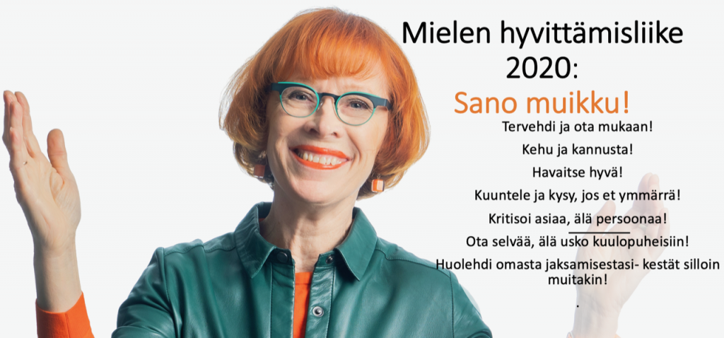 Sano muikku! Kuvassa pähkinäkuoressa, miten voit hyvittää toisen mielen sen pahoittamisen sijaan.